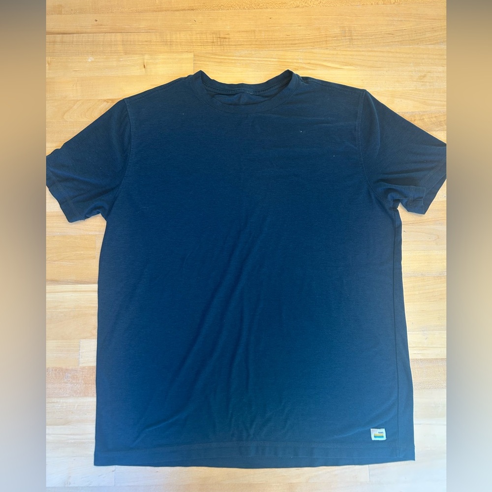 Vuori Navy Blue Men's Short Sleeve Strato Tee